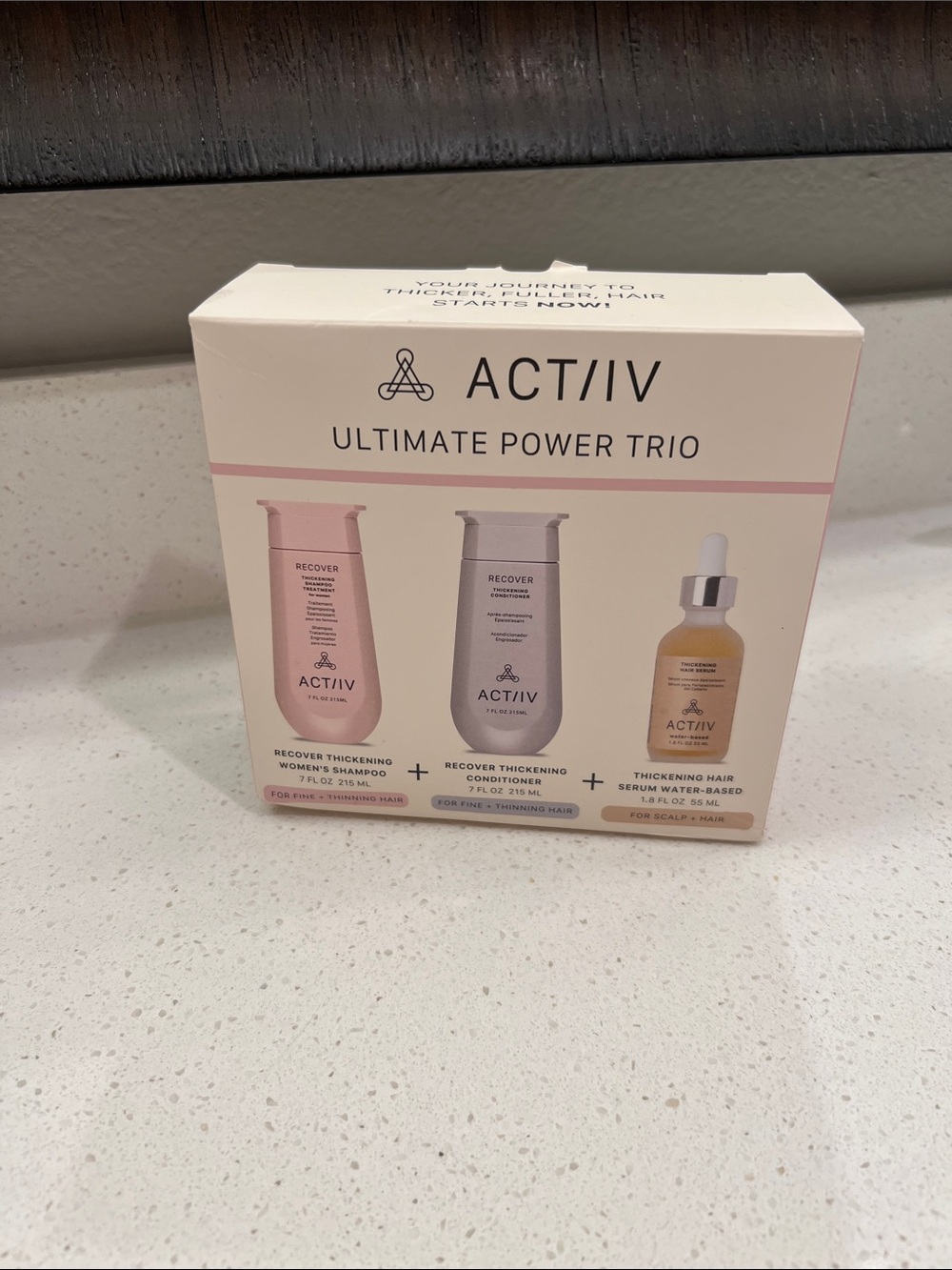 Ultimate Power Trio Hair Thickening Set-Recover Shampoo/Conditioner/Serum